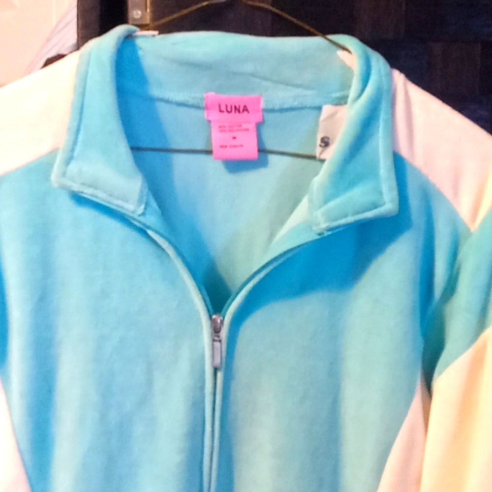 Luna zip front sweatshirt